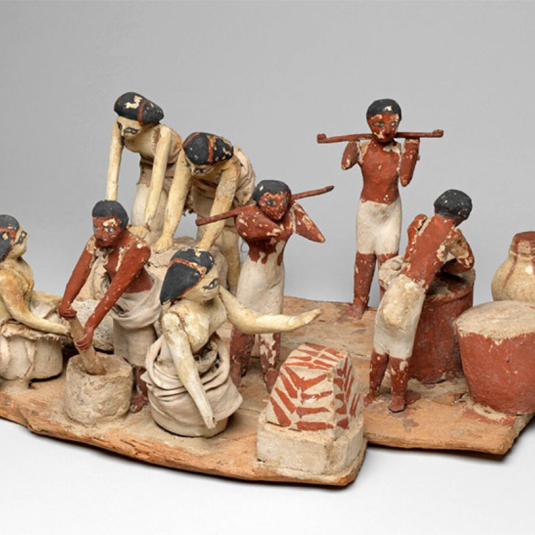 Man walks around he site of Cerro Quemado.