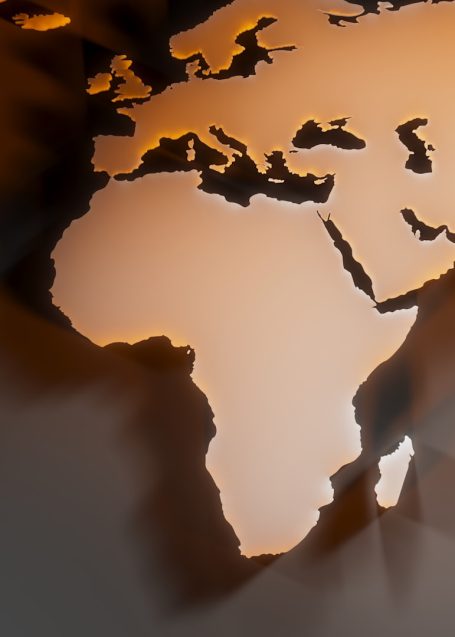 Outline of African continent